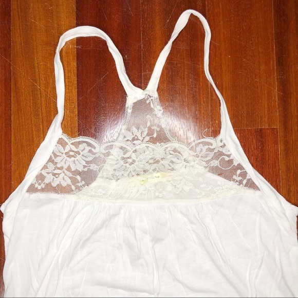 Soprano Small Women White Laces Tank Top - Picture 2 of 6